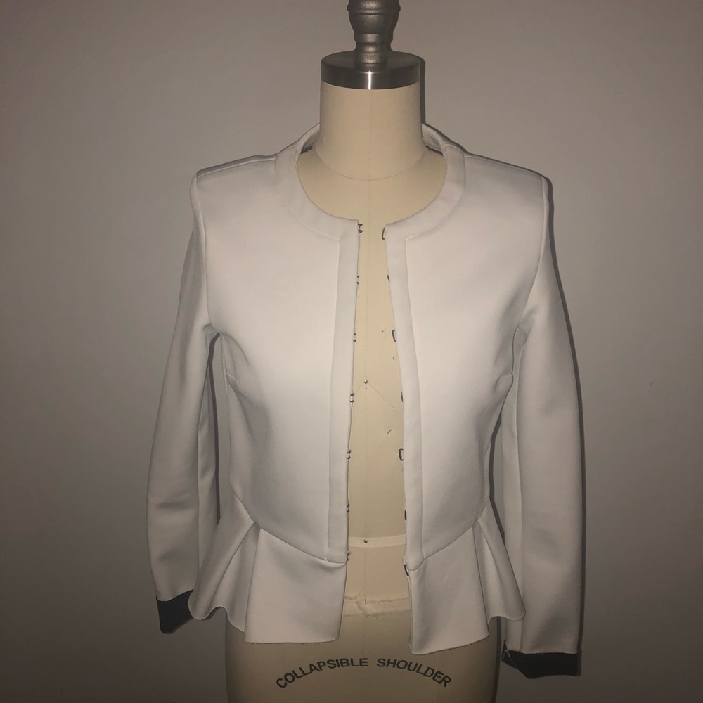 Top shop white blazer